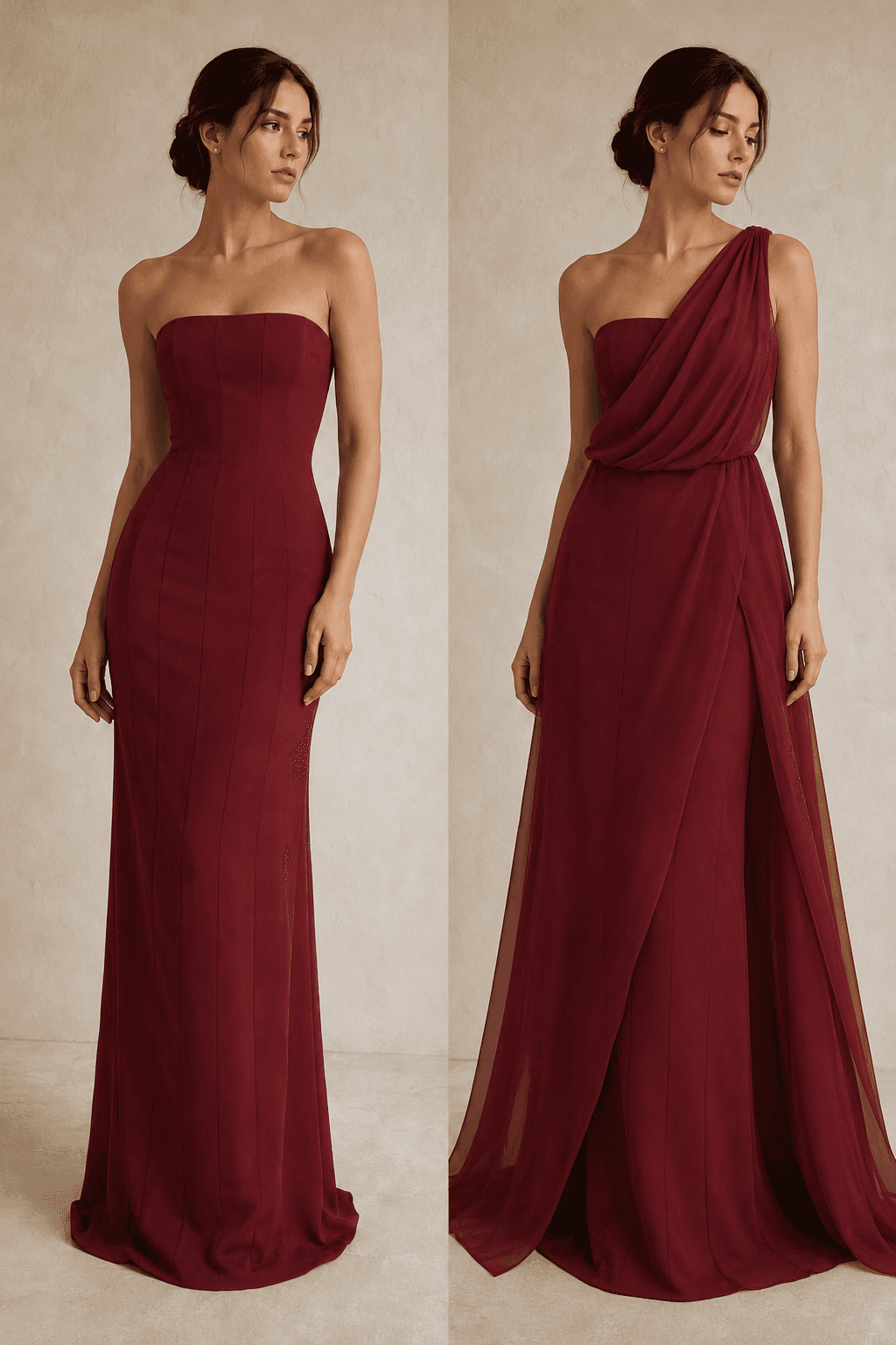 Maroon Dress image 5